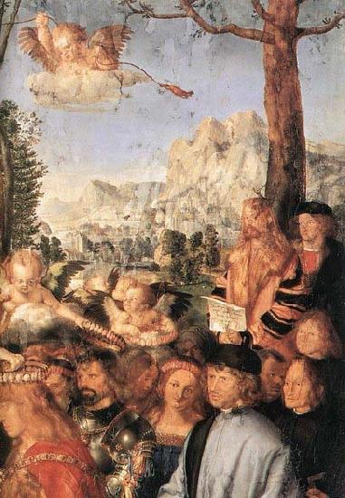 Albrecht Durer Feast of the Rose Garlands oil painting image